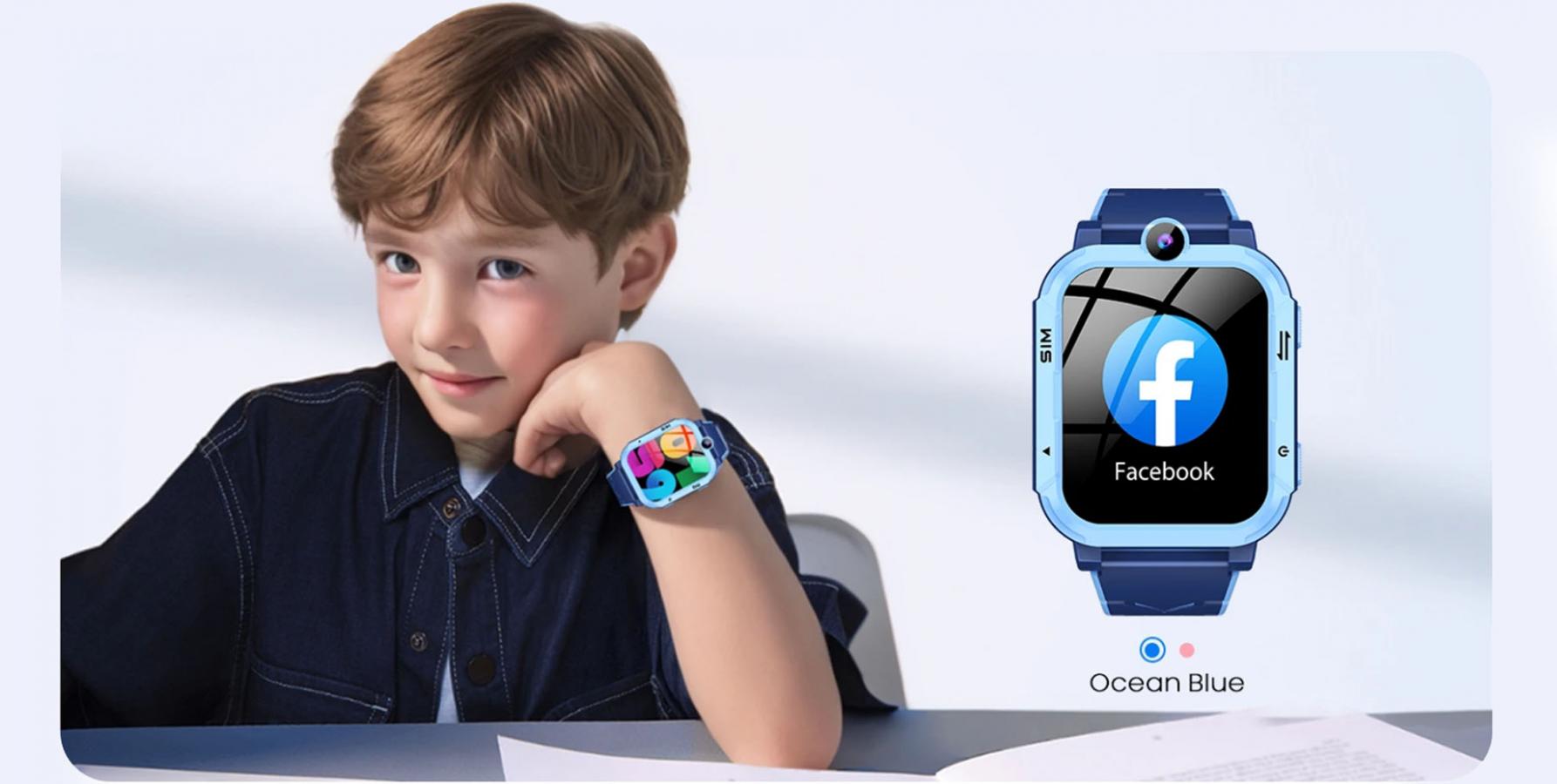 BLACKVIEW 4G KIDS SMARTWATCH GR MENU AND SOS FUNCTION BLUE