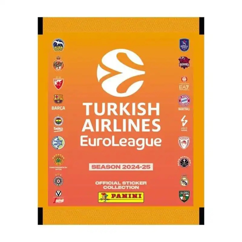 Booster Panini Euroleague 2025  (5 Stickers per Pack)