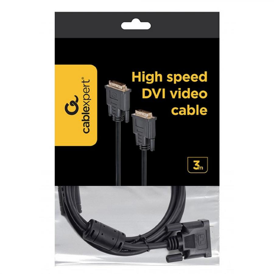CABLEXPERT DVI VIDEO CABLE DUAL LINK CABLE BLACK 3M