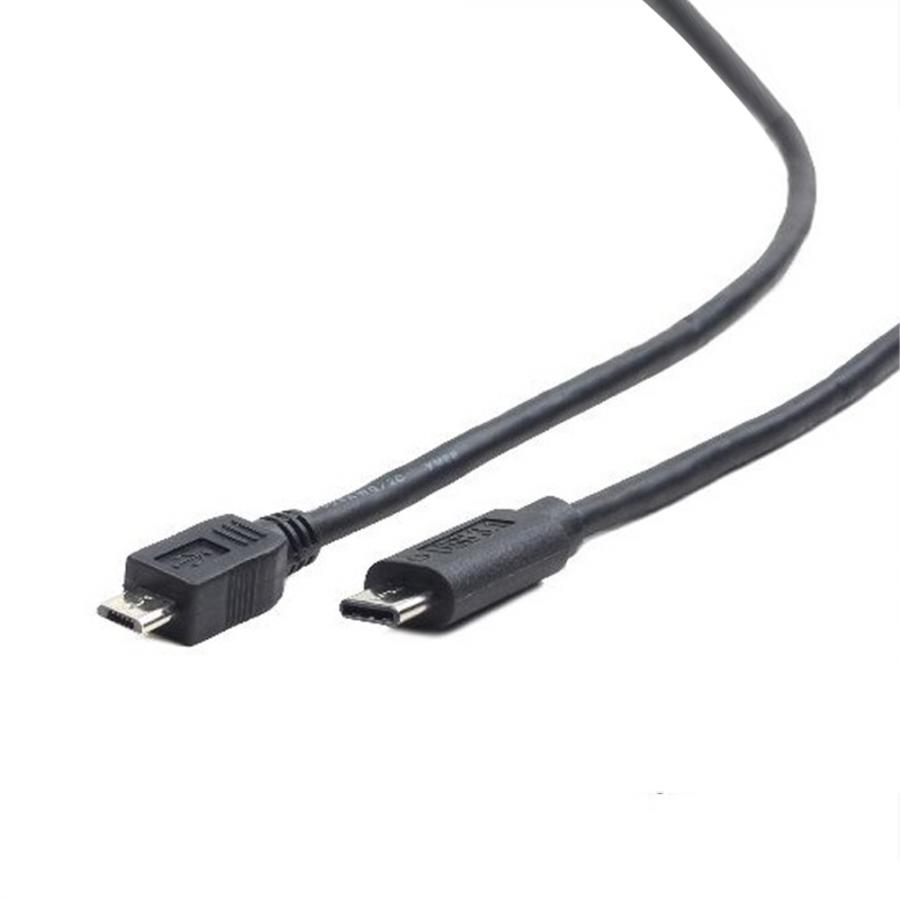 CABLEXPERT USB2.0 MICRO BM TO TYPE C CABLE (MICRO BM/CM) 1,8m