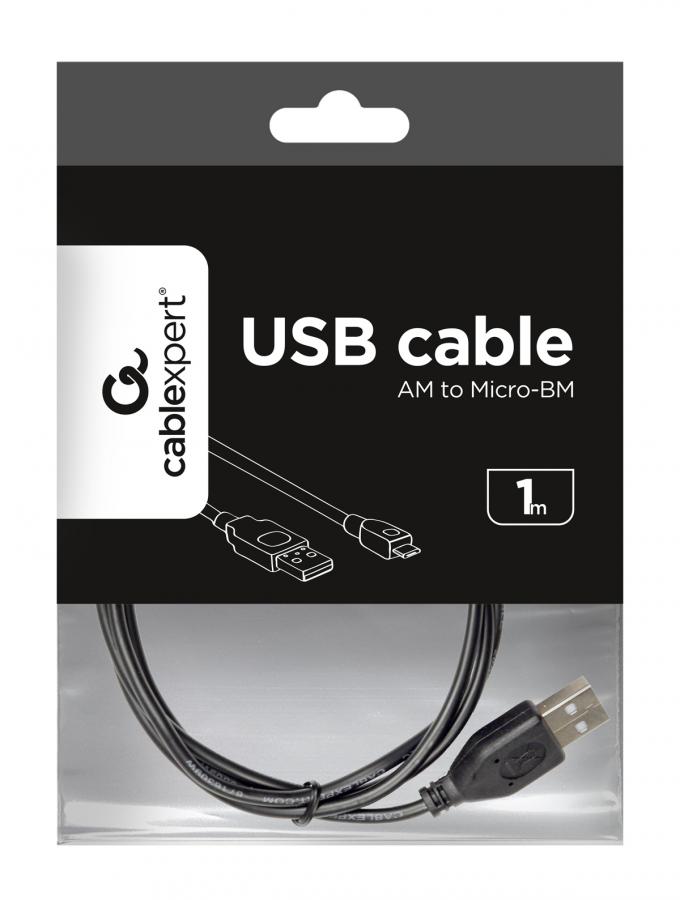 Cablexpert Micro USB Cable 1m  (CCP-MUSB2-AMBM-1M)