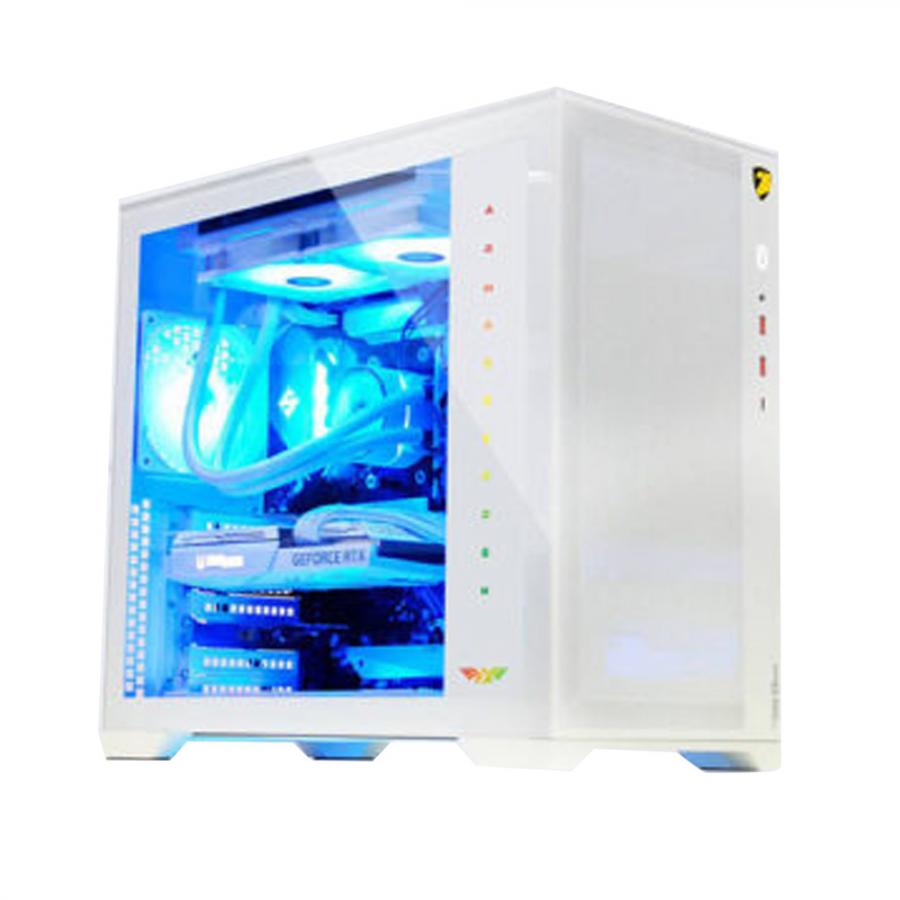 ARMAGGEDDON GAMING PC CASE FULL ATX TESSARAXX CORE 13 AIR WHITE