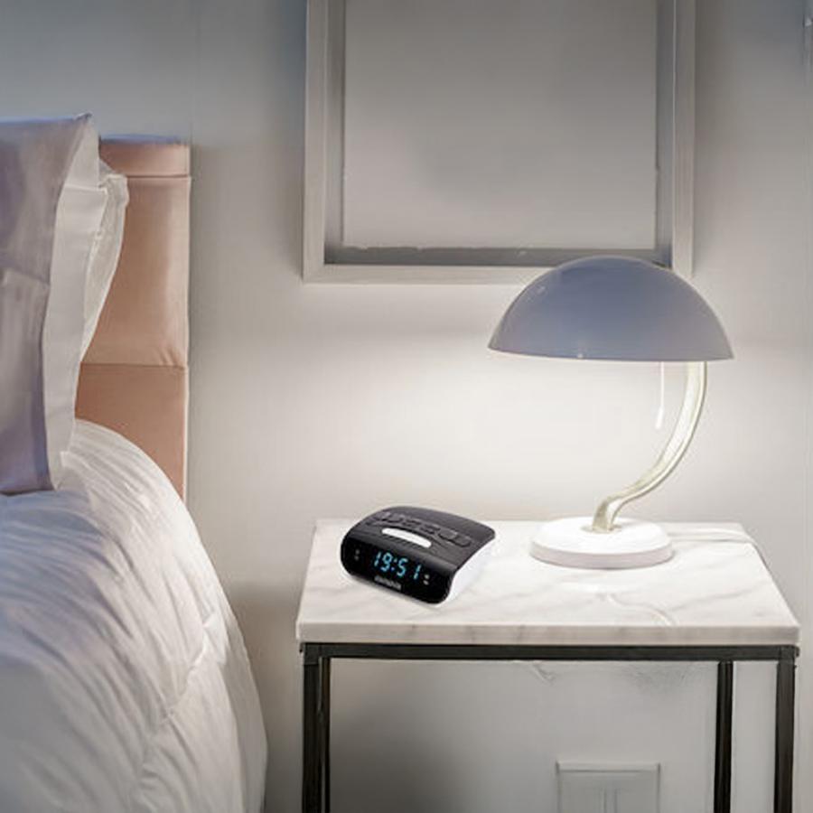 AIWA ALARM CLOCK WITH RADIO AM/FM BLACK