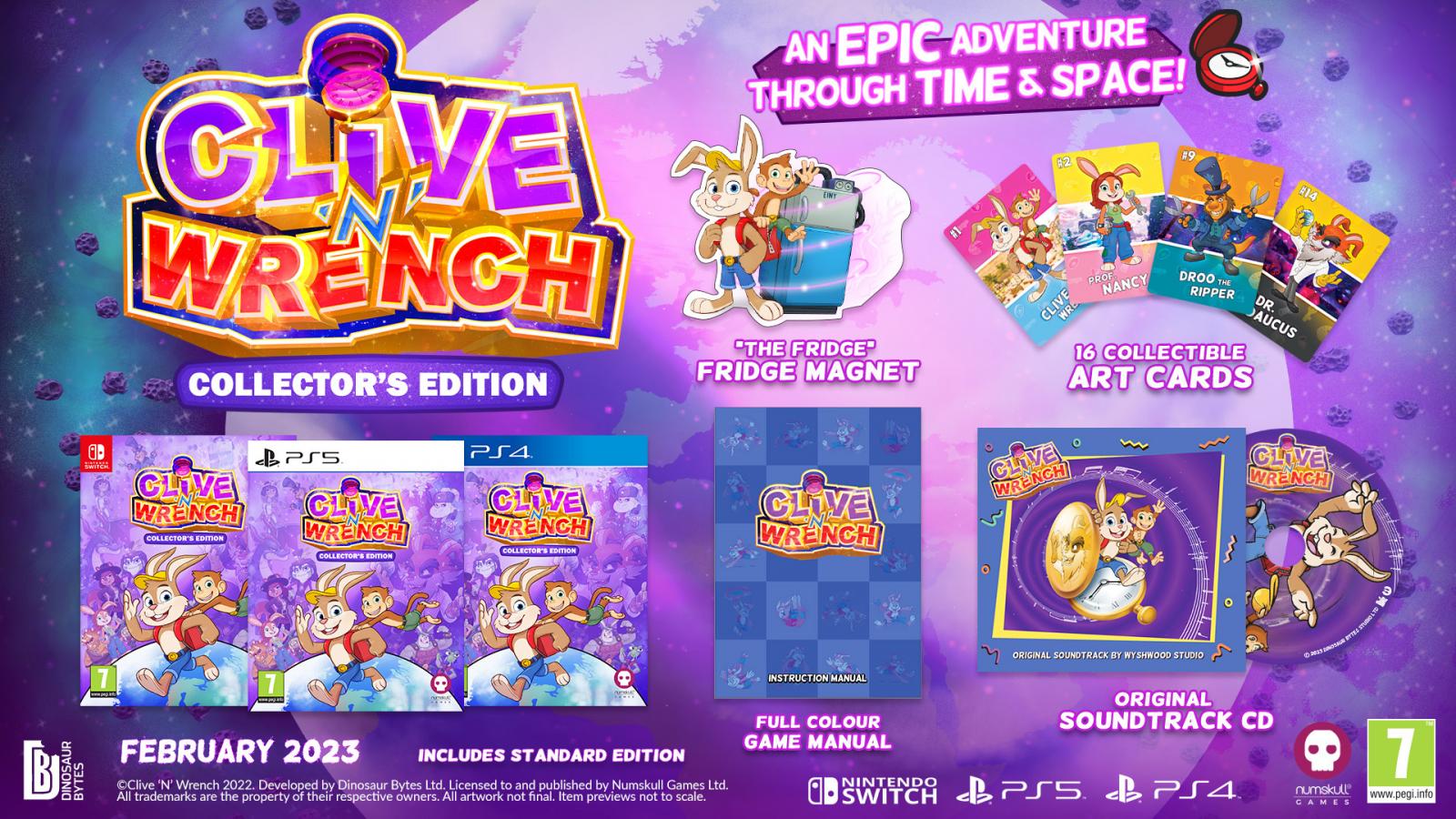 Clive N' Wrench Collector's Edition PS4 NEW