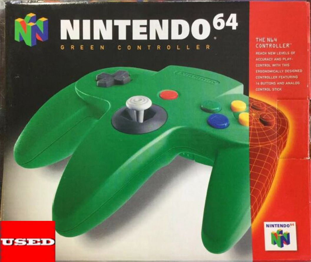 Official Nintendo 64 Green Controller USED (BOXED/No Manual)