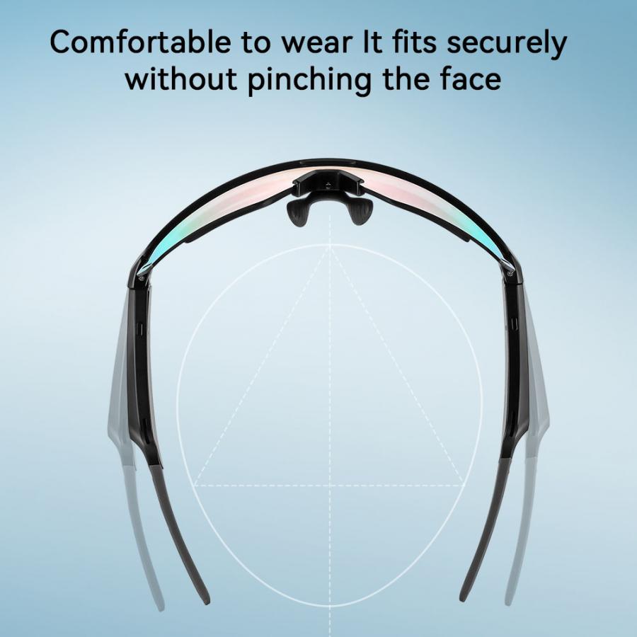 BLACKVIEW BT5.0 CYCLING SMART GLASSES BLACK