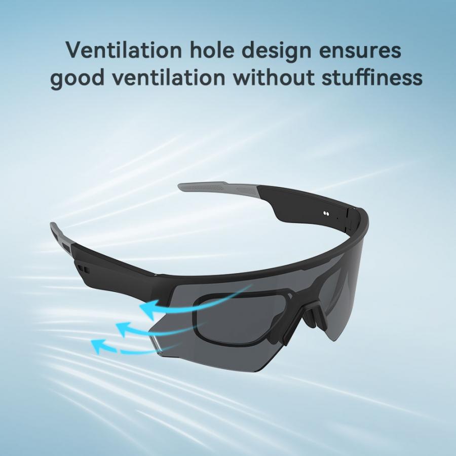 BLACKVIEW BT5.0 CYCLING SMART GLASSES BLACK