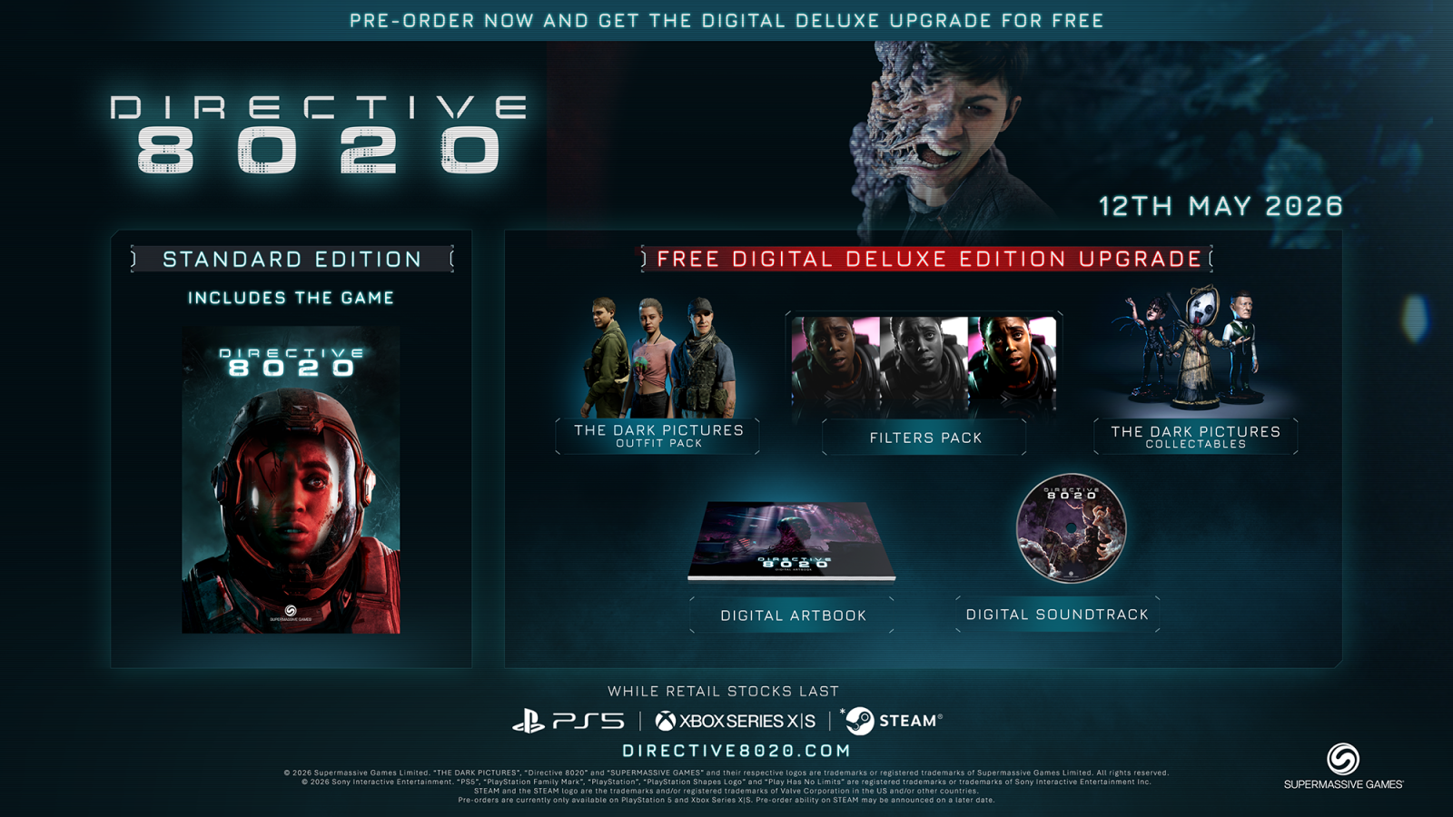 Directive 8020 Day1- Deluxe  Edition  PS5 NEW