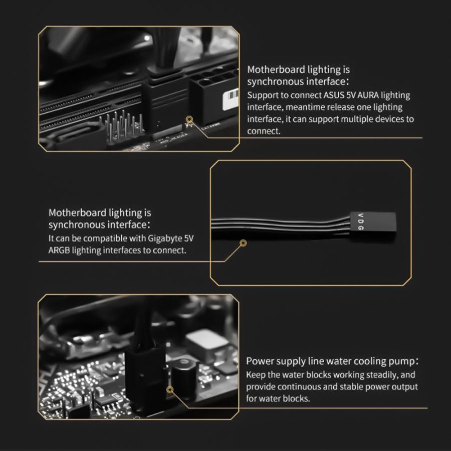 ARMAGGEDDON UNIQUE DUAL CPU COOLING FAN 9 BLADE DEEP FREEZE ADV A240 ARGB BLACK