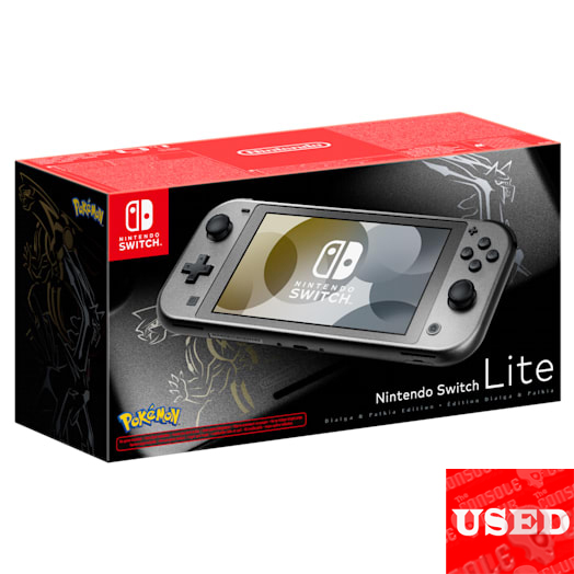 Nintendo Switch Console Lite  Dialga & Palkia  Edition USED (Bad Condition/Left Analog White Color)
