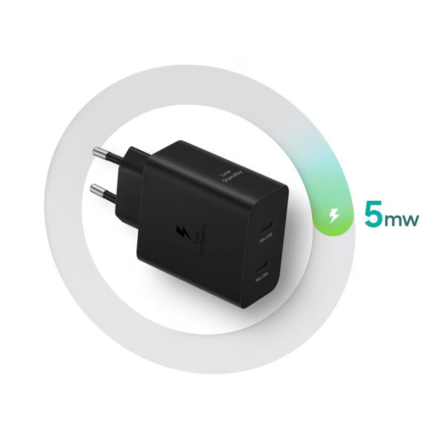 SAMSUNG DUAL POWER ADAPTER 50W BLACK