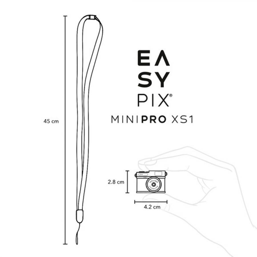 EASYPIX MINI PRO DIGITAL CAMERA XS1 BLACK/SILVER