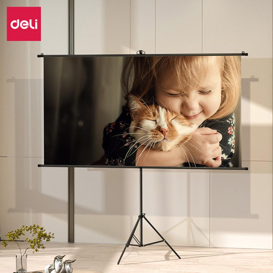DELI BRACKET PROJECTOR SCREEN 72' BLACK