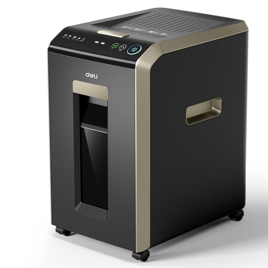DELI P4 200 SHEETS AUTO FEED SHREDDER 32L BLACK