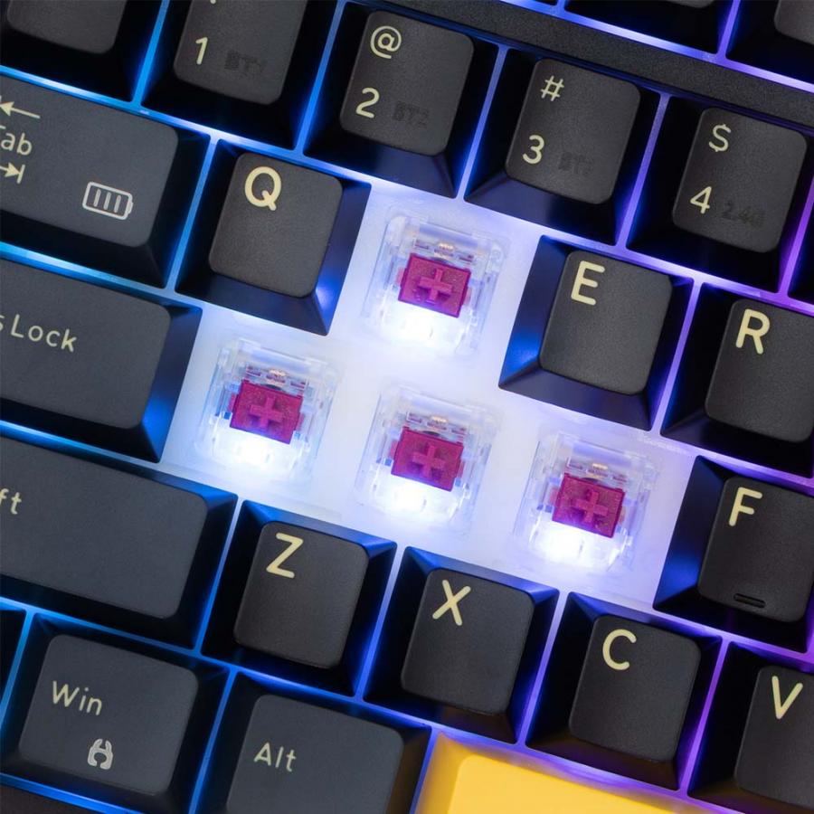 WHITE SHARK MECH US KEYBOARD RED SWITCH GK-007151 EXCALIBUR BLACK