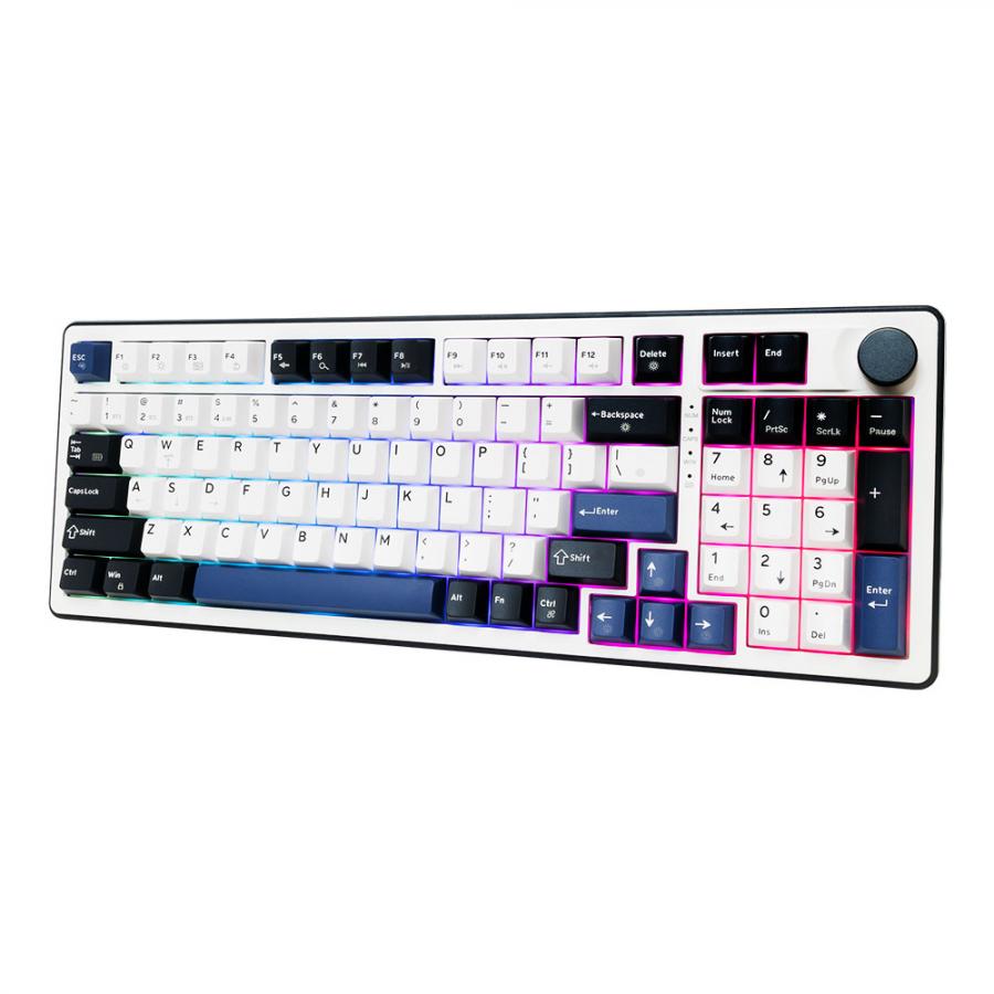 WHITE SHARK MECH US KEYBOARD RED SWITCH GK-007251 EXCALIBUR WHITE