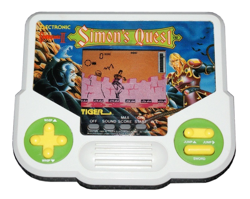 Tiger Electronic Castlevania II Simon's Quest UNBOXED (Without Battery Cover/Bad Condition)