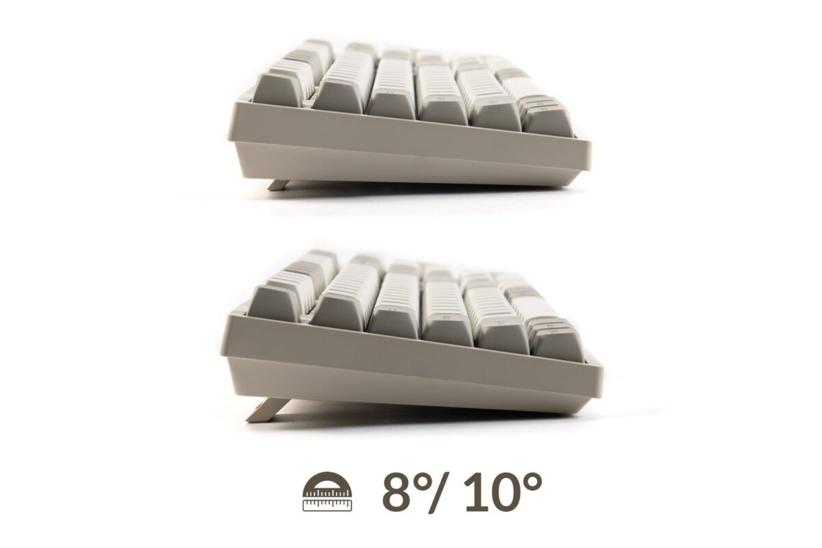 Keychron C2 Pro (C2PX-M3) QMK/VIA Mechanical Brown Switch - 8K Polling Rate Hot Swap. 100% US Retro