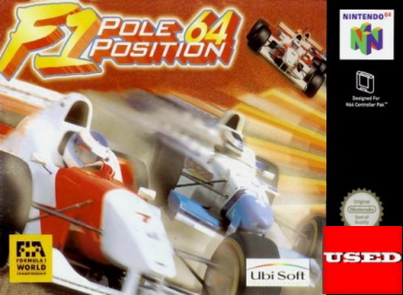 F1 Pole Position 64 N64 USED (Damaged Box)