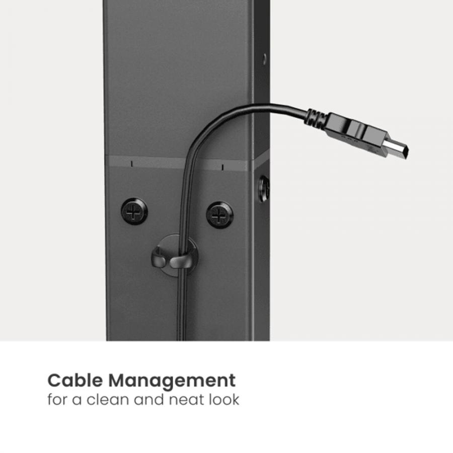 SBOX FLOOR FIXED MOUNT BLACK