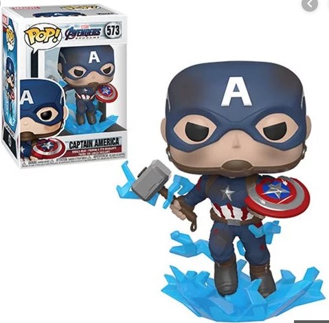 Funko POP! Marvel Endgame - Captain America with Broken Shield & Mjolnir #573 Vinyl Figure