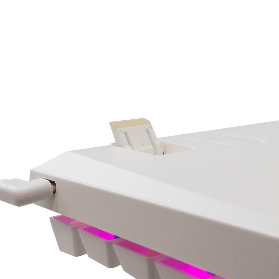 WHITE SHARK MECHANICAL KEYBOARD GK-002221V2 US BLUE SWITCH WAKIZASHI-2 WHITE
