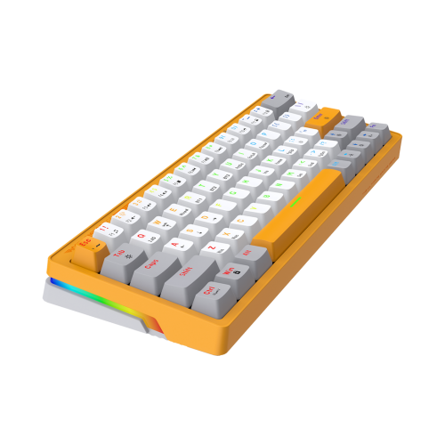 ARMAGGEDDON TRIMODE MECH RGB KEYBOARD LINEAR 63KEYS GMK-100 SUMMER