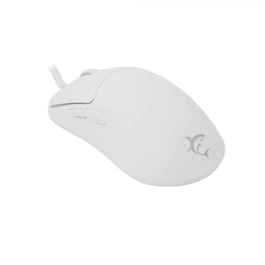 WHITE SHARK MOUSE GM-5014 GRAPHENE 12.400 DPI WHITE