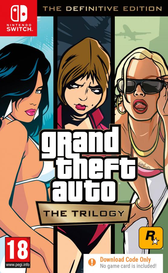 Grand Theft Auto Trilogy Nintendo Switch NEW (Code in a Box)