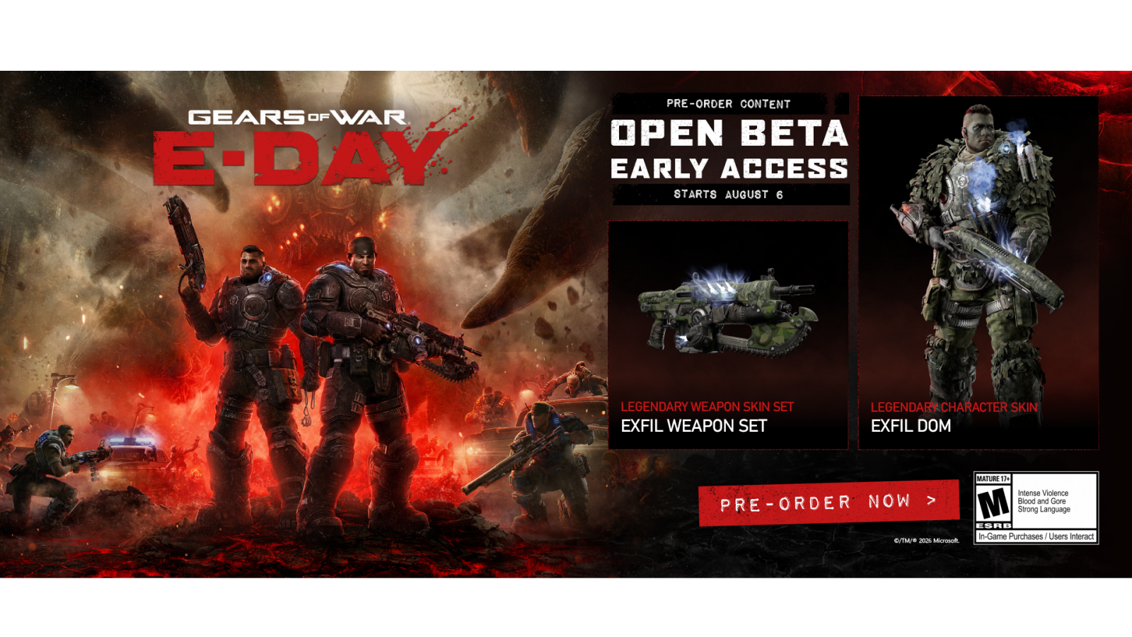 Gears of War: E-Day XBOX Series X NEW + Preorder B.