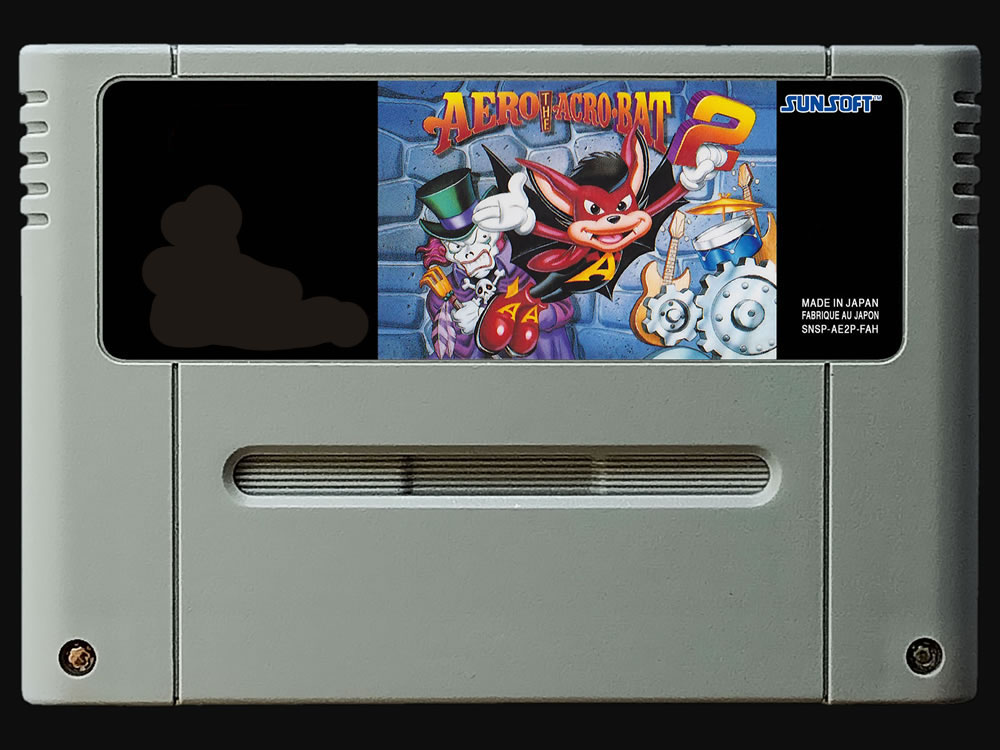Aero The Acro-Bat 2 SNES UNBOXED