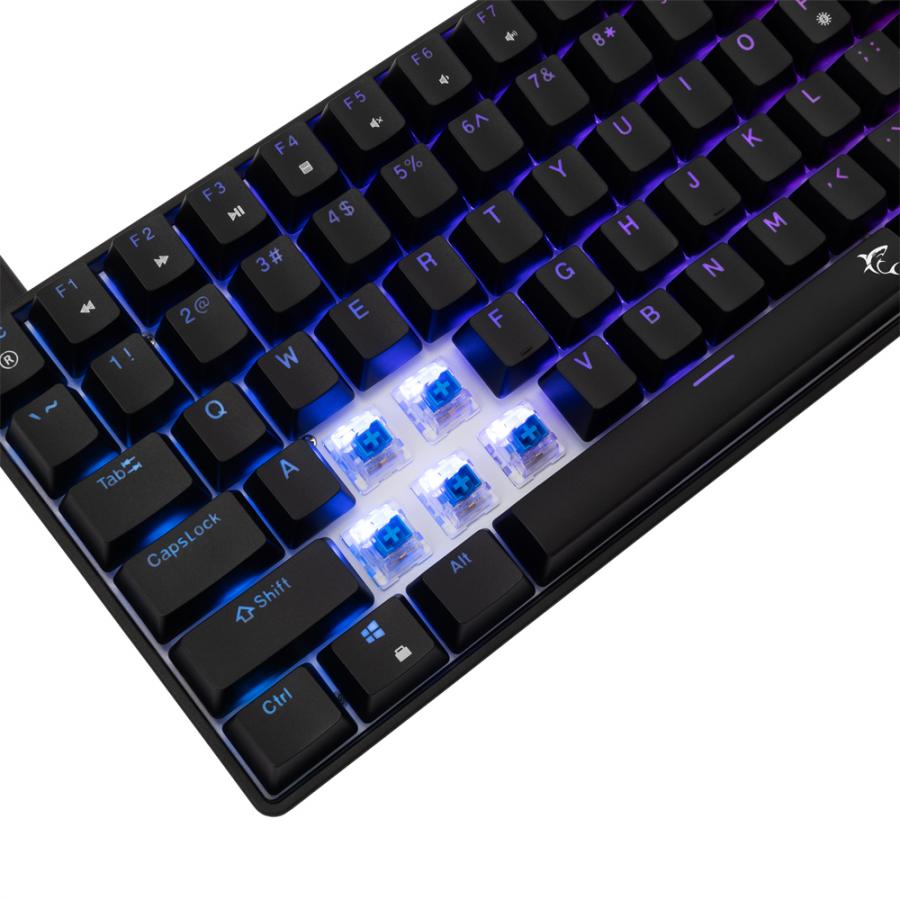 WHITE SHARK MECH KEYBOARD GK-005121 HAMACHI RGB US BLUE SW.