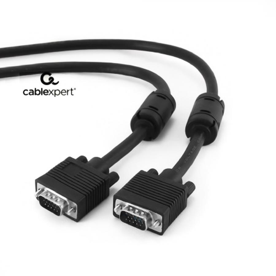 CABLEXPERT PREMIUM VGA HD 15M/HD15M DUAL SHIELDED W/2 X FERRITE CORE 30M