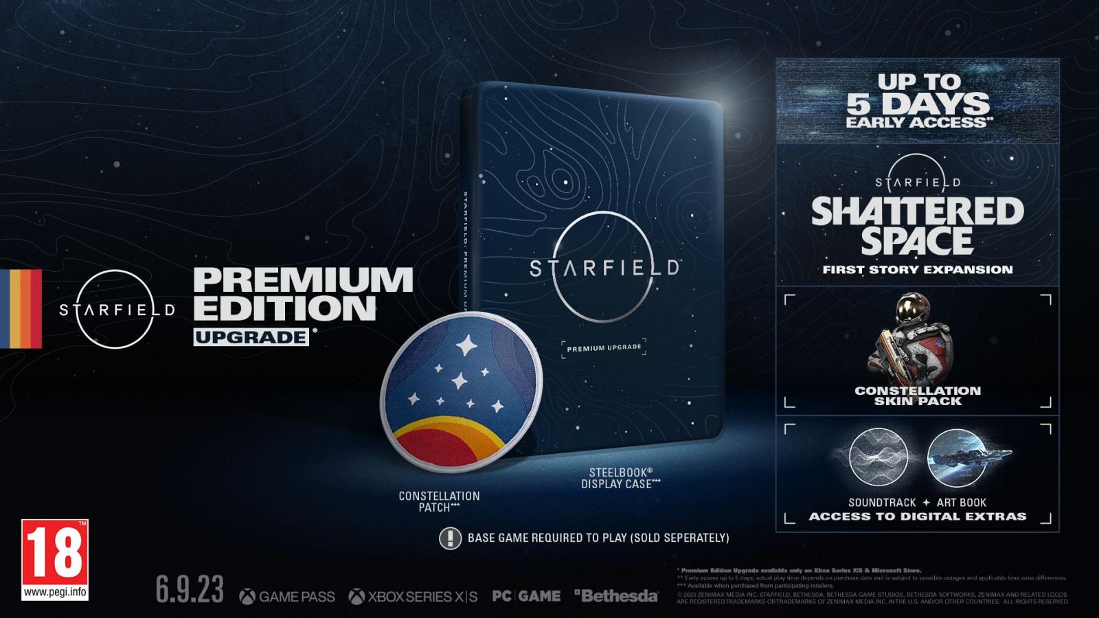 Starfield  Premium  *UPGRADE*  XBOX SERIES  X  NEW  ( Base Game Required ) (Without Outer Seal)