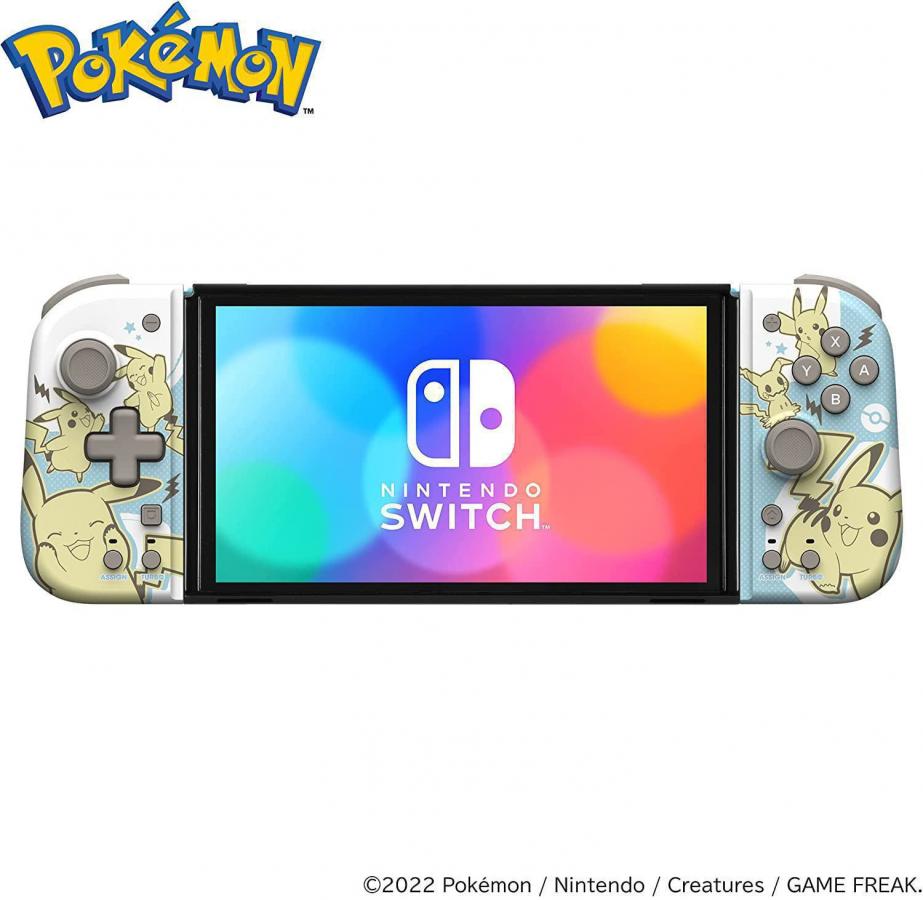HORI (NSW-410U) SPLIT PAD COMPACT ( PIKACHU & MIMIKYU) - FOR SWITCH OLED/SWITCH