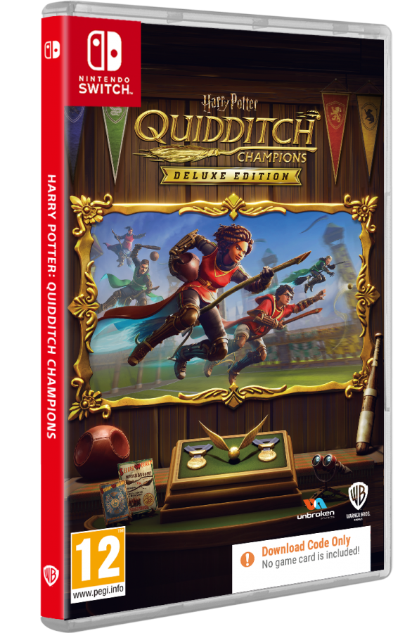 Harry Potter Quidditch Champions Deluxe Edition (Code in a Box) Nintendo Switch NEW