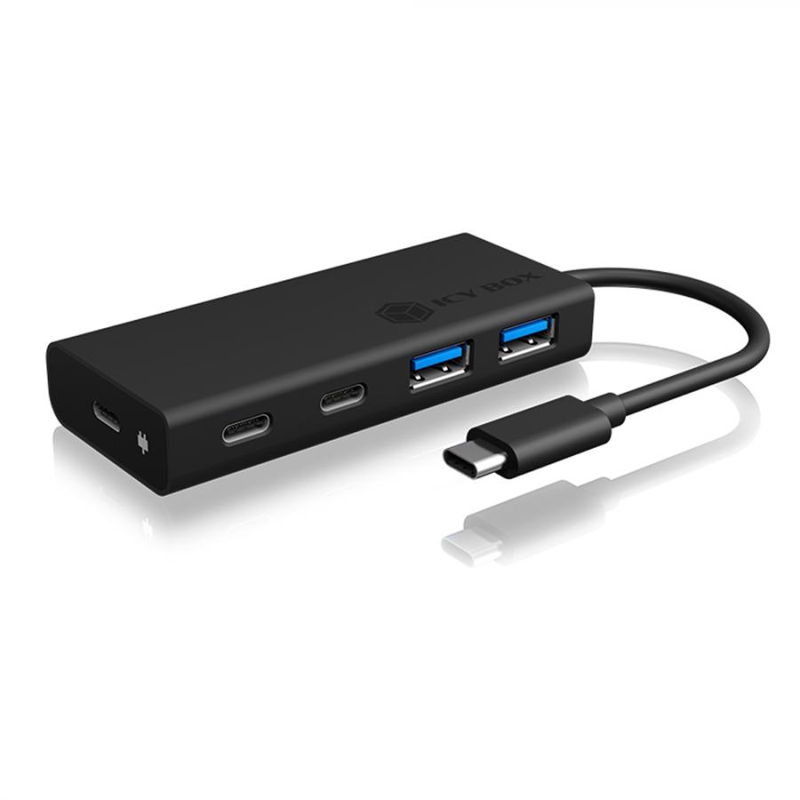 ICY BOX TYPE-C 3.2 4-PORT HUB PD60W
