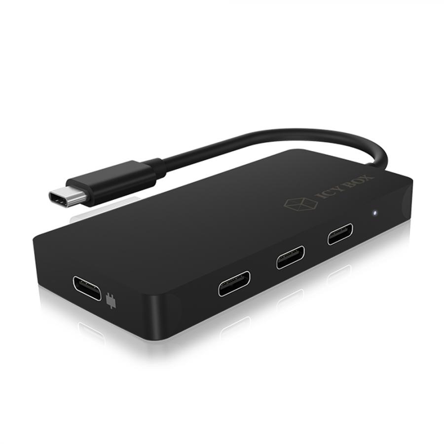 ICY BOX 4-98RT TYPE-C 3.2 HUB PD100W