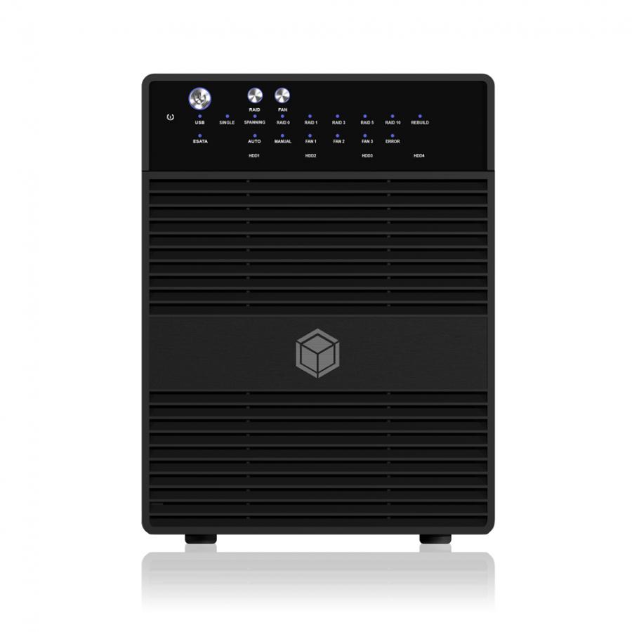 ICY BOX RAID ENCLOSURE USB 3.2 & eSATA HOST FOR 4xHDD WITH FAN