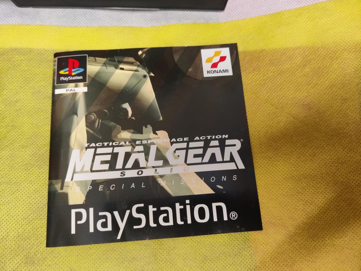 Metal Gear Solid Special Missions PSX USED 