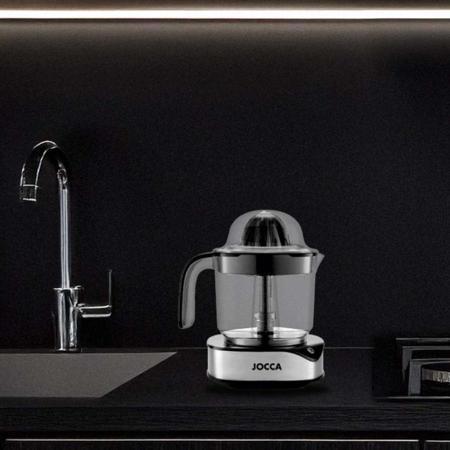 JOCCA ELECTRIC JUICER WITH 1.2L JUG & BIDIRECTIONAL ROTATION 40W BLACK/SILVER