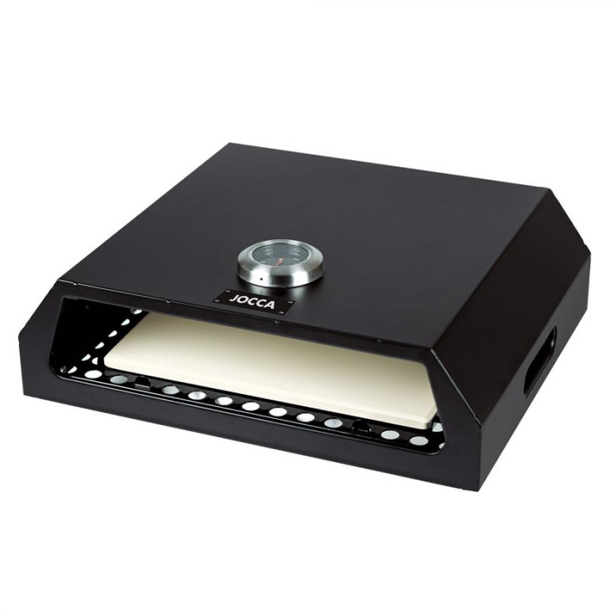 JOCCA STAINLESS STEEL PIZZA OVEN FOR BARBECUES BLACK