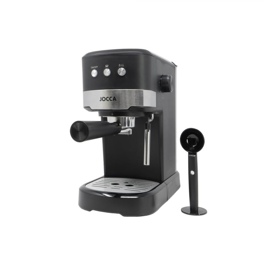 JOCCA ESPRESSO COFEE MAKER 20 BARS WITH VAPORIZER AND REMOBABLE DEPOSIT 1,25L BLACK