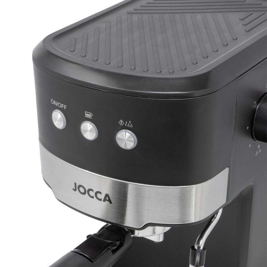 JOCCA ESPRESSO COFEE MAKER 20 BARS WITH VAPORIZER AND REMOBABLE DEPOSIT 1,25L BLACK