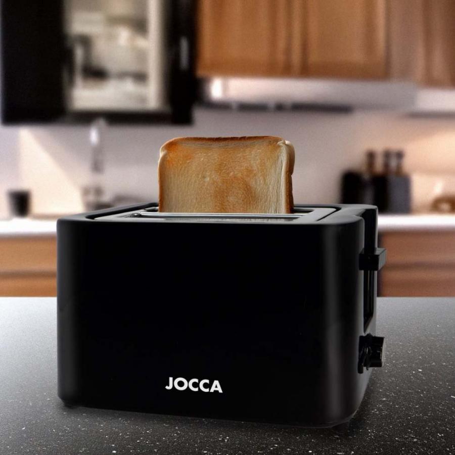 JOCCA 2 SLICE TOASTER 700W BLACK