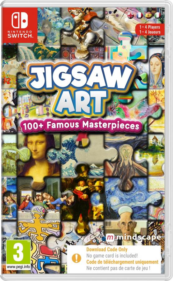 Jigsaw Art 100 Plus Famous Masterpieces (Code in a Box) Nintendo Switch NEW