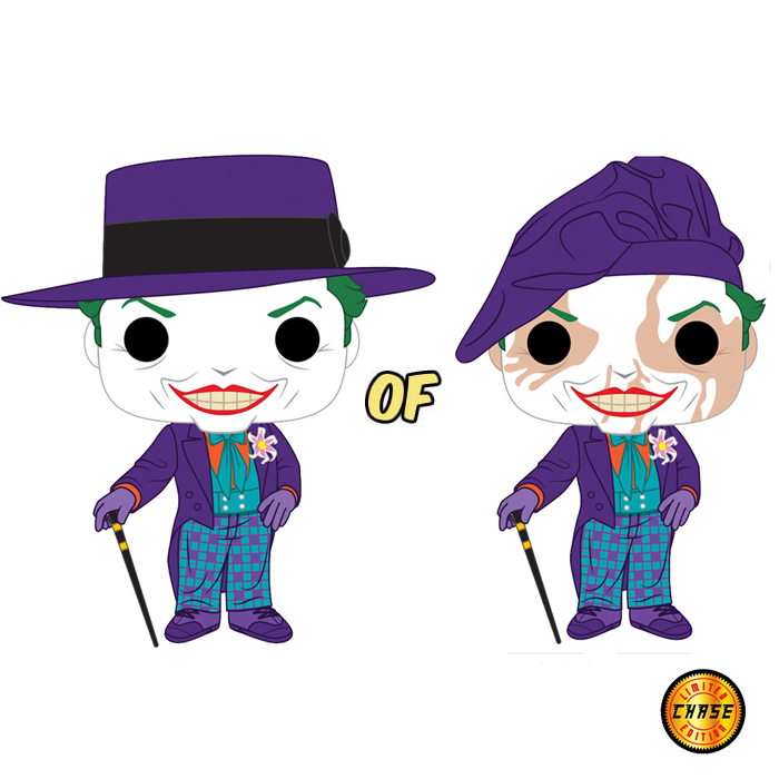 Funko POP! Heroes: Batman 1989-Joker w/Hat w/Chase #337 Vinyl Figure (47709)