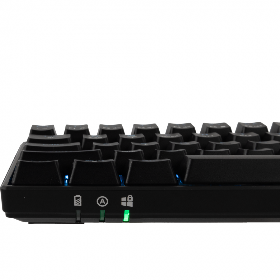 WHITE SHARK WIRELESS/BT/TYPE-C MECHANICAL KEYBOARD RED SWITCH GK-003111 US BLACK