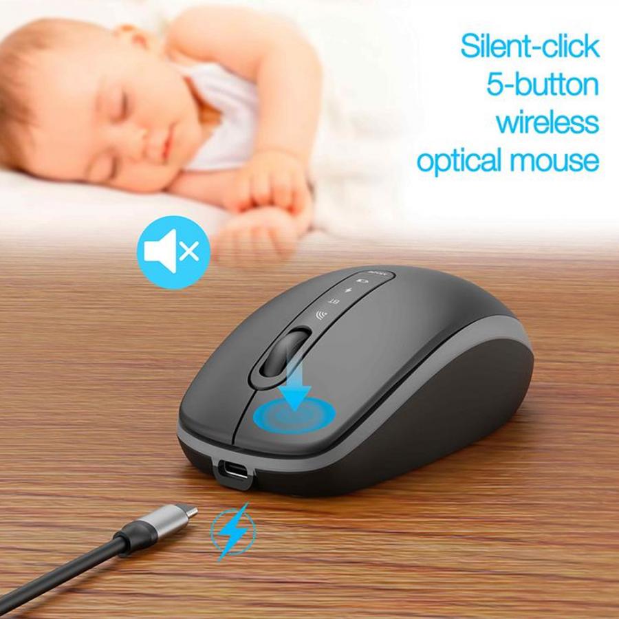 GEMBIRD DUAL-MODE SLIM WIRELESS DESKTOP SET 2.4G + BT US LAYOUT BLACK