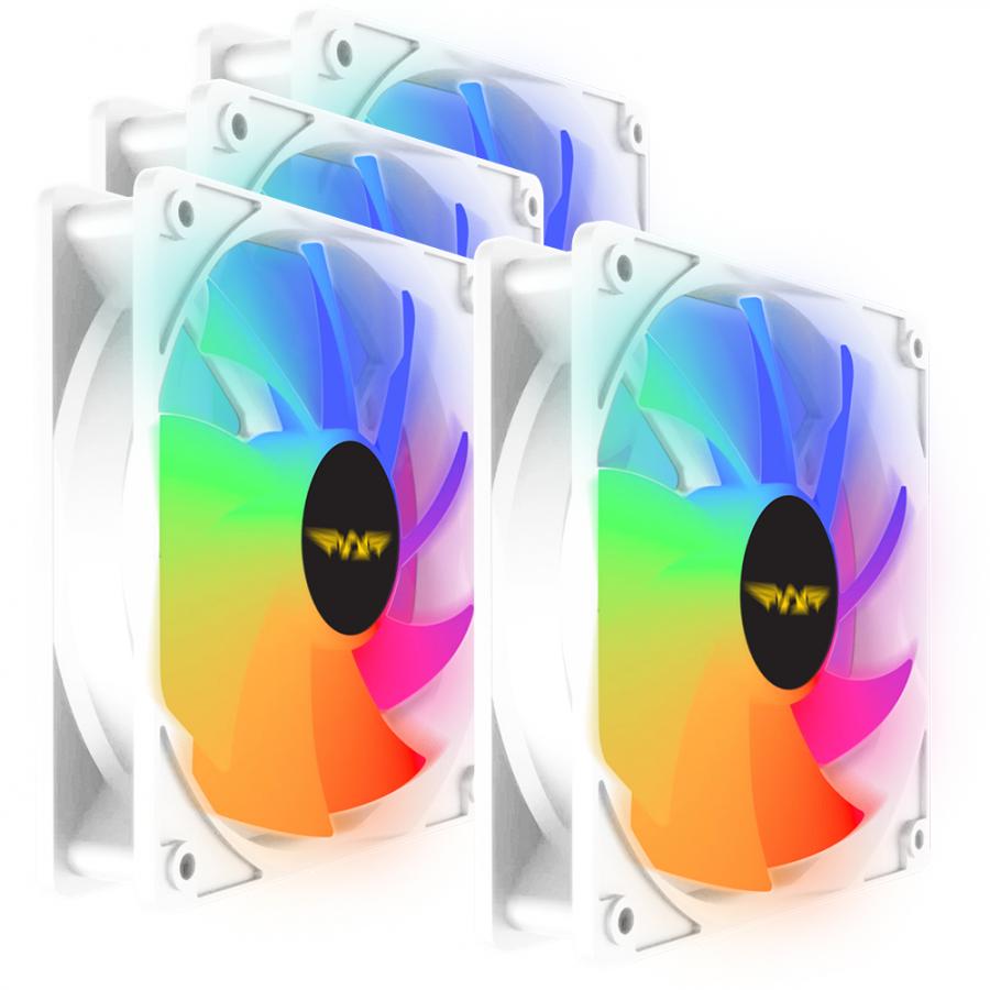 ARMAGGEDDON DURABLE SILENT FAN ARGB KIT 6000 PRO WHITE